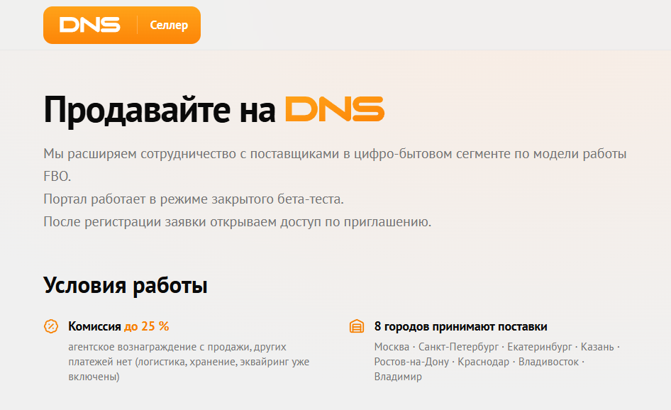 DNS расширяет маркетплейс за пределы электроники
