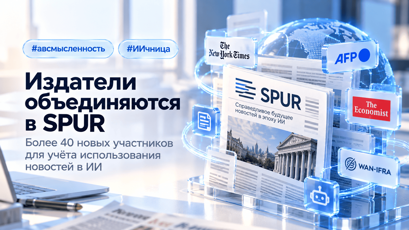 Более 40 СМИ и ассоциаций объединились для контроля использования новостей в ИИ