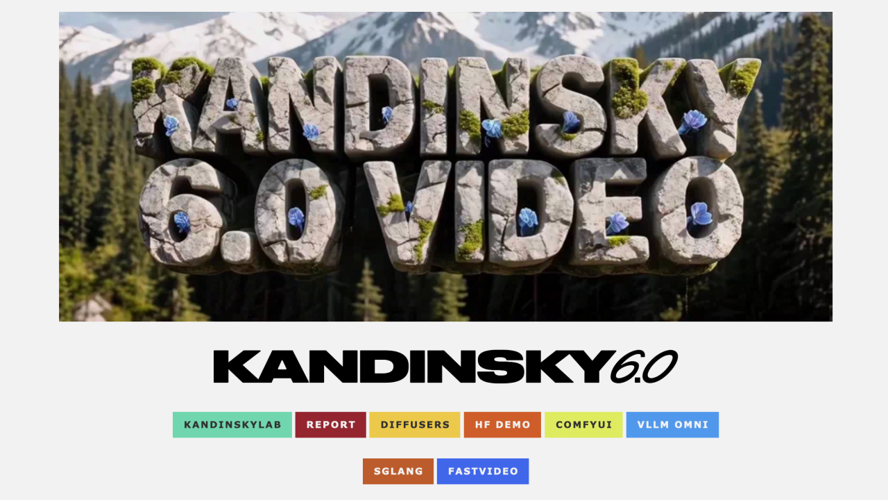 «Сбер» выпустил Kandinsky 6.0 Video для генерации видео с речью и музыкой