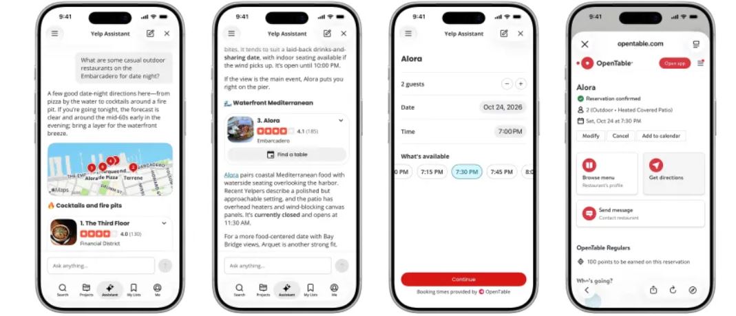 Yelp запустил ИИ-агента для звонков в рестораны от имени пользователей