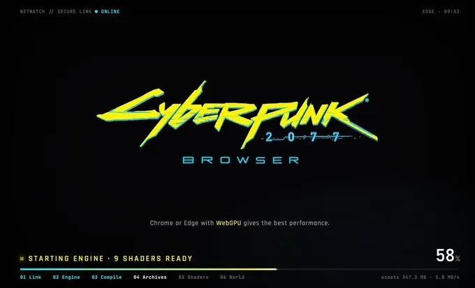 В сети появился неофициальный браузерный порт Cyberpunk 2077