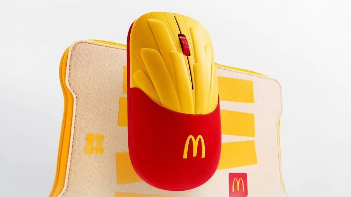 McDonald’s выпустила беспроводную мышь из переработанных игрушек Happy Meal