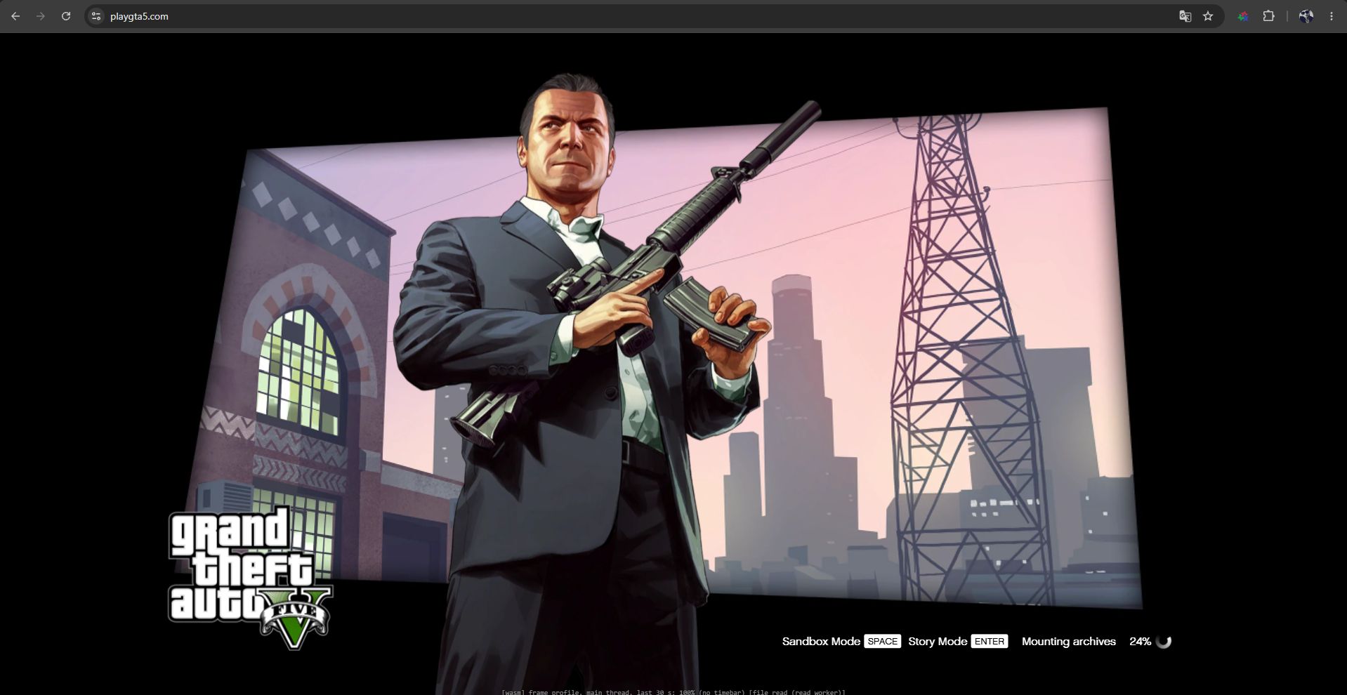 Неофициальный порт Grand Theft Auto V запустили прямо в браузере