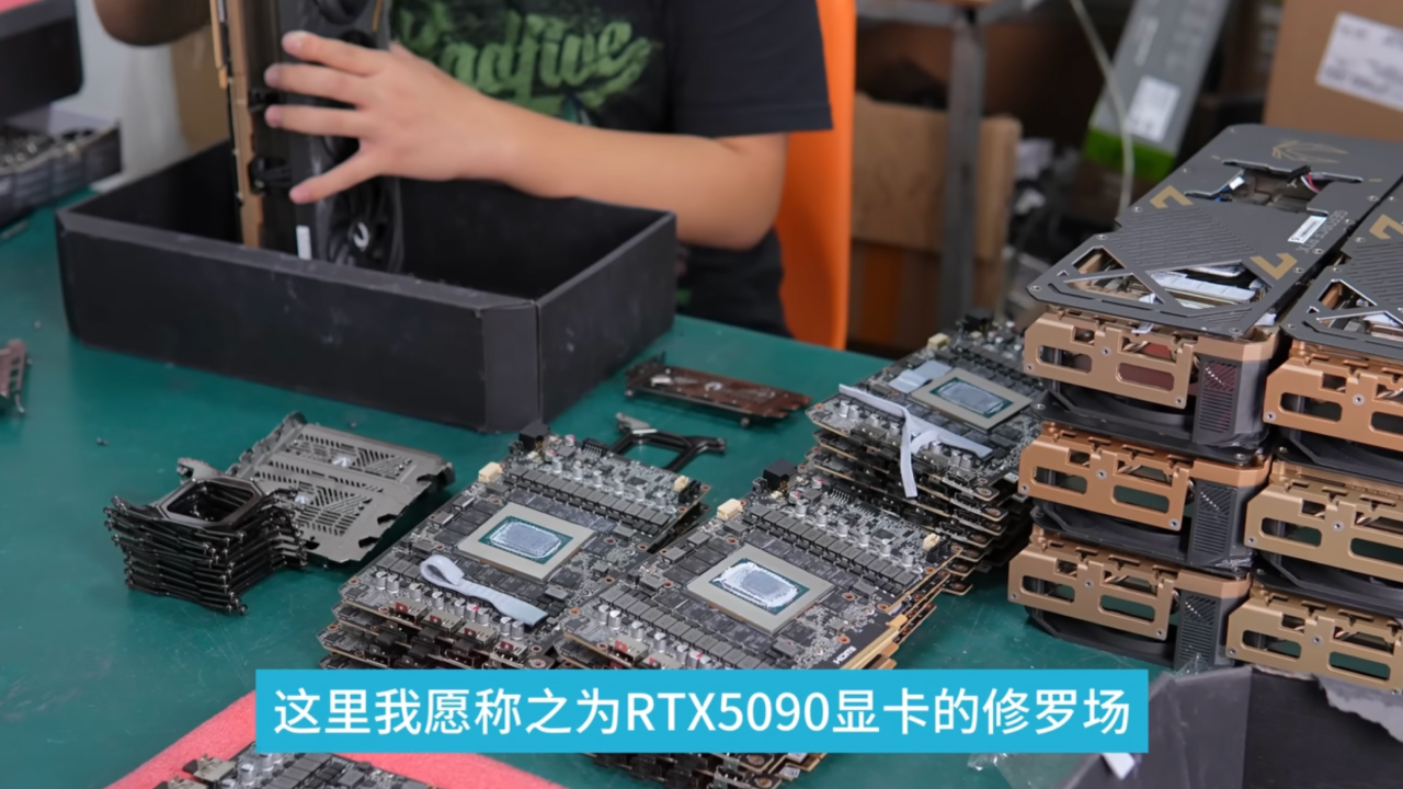 В Китае RTX 5090 переделывают в компактные ускорители для AI-серверов